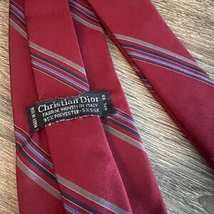 Dior Men's Red and Navy Accessory
